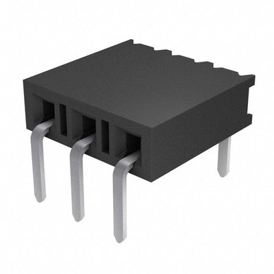 BCS-103-T-S-HE by Samtec Inc. - CONNECTOR RECPT 3POS 0.1 TIN PCB R/A