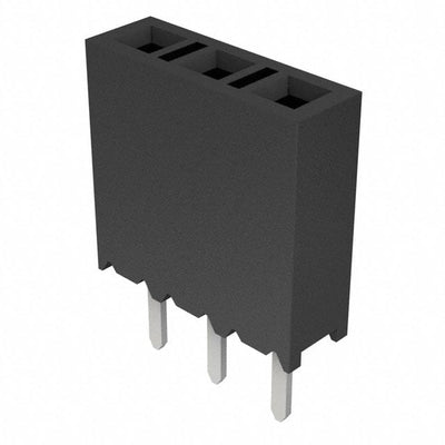 BCS-103-SM-S-TE by Samtec Inc. - CONNECTOR RECPT 3POS 0.1 GOLD PCB