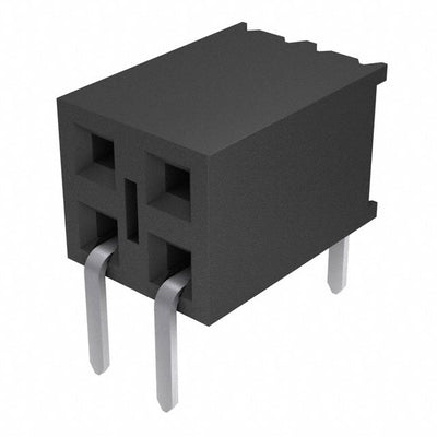 BCS-104-F-D-HE by Samtec Inc. - CONNECTOR RECPT 8POS 0.1 GOLD PCB R/A