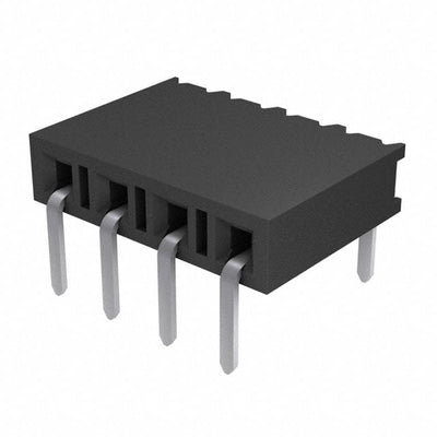 BCS-104-FM-S-HE by Samtec Inc. - CONNECTOR RECPT 4POS 0.1 GOLD PCB R/A
