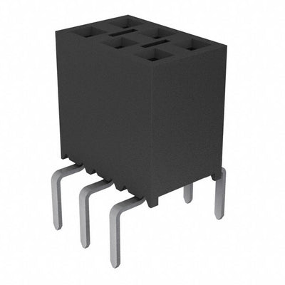 BCS-103-LM-D-PE by Samtec Inc. - CONNECTOR RECPT 6POS 0.1 GOLD PCB