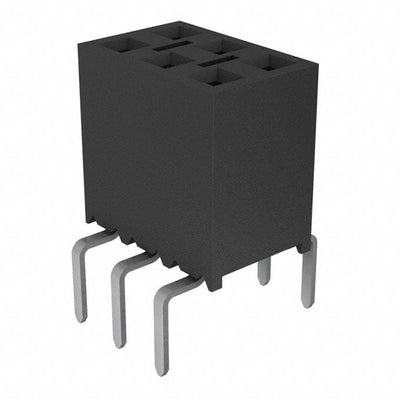 BCS-103-F-D-PE-BE by Samtec Inc. - CONNECTOR RECPT 6POS 0.1 GOLD PCB