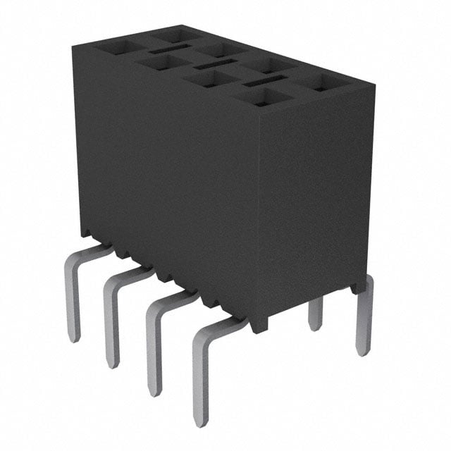BCS-104-S-D-PE-BE by Samtec Inc. - CONNECTOR RECPT 8POS 0.1 GOLD PCB