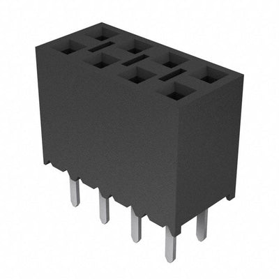 BCS-104-SM-D-TE by Samtec Inc. - CONNECTOR RECPT 8POS 0.1 GOLD PCB