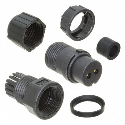 BD-02BFFA-LL7001 by Amphenol LTW - CONNECTOR PLUG FMALE 2P GOLD SLDR CUP