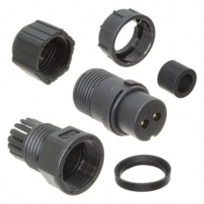 BB-02BFFA-LL7001 by Amphenol LTW - CONNECTOR PLUG FMALE 2P GOLD SLDR CUP