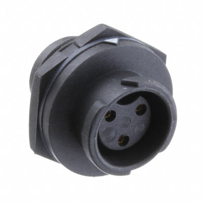 BD-03RMFS-QC8001 by Amphenol LTW - CONNECTOR RECPT FMALE 3P GOLD SLDR CUP
