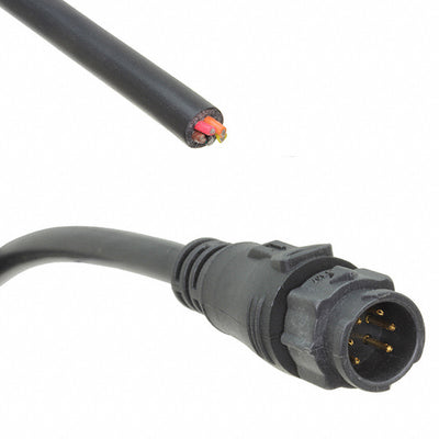 BD-06AMMM-QL8D01 by Amphenol LTW - CABLE 6POS MALE TO WIRE 3.28