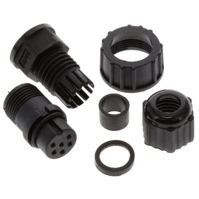 BD-06BFFA-SL7001 by Amphenol LTW - CONNECTOR PLUG FMALE 6P GOLD SLDR CUP