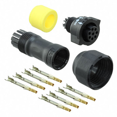 BD-08BFFA-QL8MP0 by Amphenol LTW - CONNECTOR PLUG FMALE 8POS GOLD CRIMP