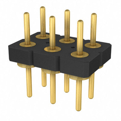 BDL-103-G-E by Samtec Inc. - CONNECTOR HEADER VERT 6POS 2.54MM