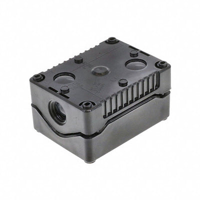 BEA02SBB0 by Bulgin - BOX ABS BLACK 3.157""L X 4.173""W