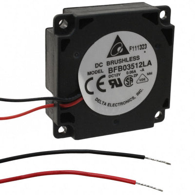 BFB03512LA-A by Delta Electronics - FAN BLOWER 35X10MM 12VDC WIRE