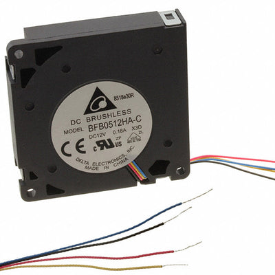 BFB0512HA-CX3D by Delta Electronics - FAN BLOWER 50X10.3MM 12VDC WIRE