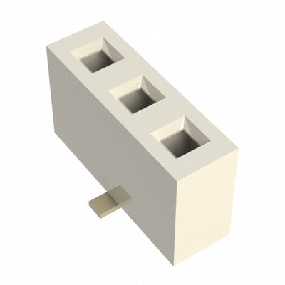 BG306-03-A-2-0400-L-B by GCT - 3W, 2.54MM PITCH SCK, SIL, SMT,