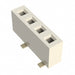 BG306-04-A-2-0400-L-B by GCT - 4W, 2.54MM PITCH SCK, SIL, SMT,