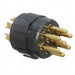 BIS14PLN0714M by Souriau-Sunbank by Eaton - CONNECTOR MALE INSERT 7P SOLDER CUP
