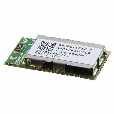 BM70BLES1FC2-0B03AA by Microchip Technology - RF TXRX MOD BLUETOOTH CHIP SMD
