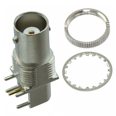 BNC5-J-P-GN-RA-BH2D by Samtec Inc. - CONNECTOR BNC JACK R/A 50 OHM PCB