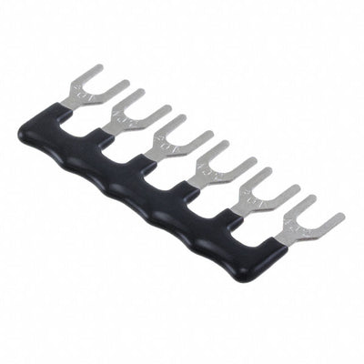BNJ26FWB by IDEC - JUMPER BARRIER BLK 6POS SPADE