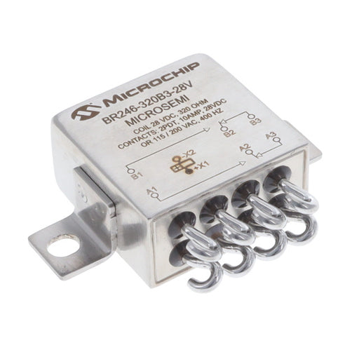 BR246-320B3-28V by Microsemi Corporation - RELAY GEN PURPOSE DPDT 10A 28V