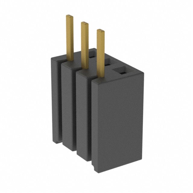 BSW-103-04-L-S-S by Samtec Inc. - CONNECTOR RECPT 3POS 0.1 GOLD PCB