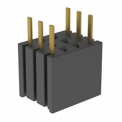 BSW-103-04-L-D-S by Samtec Inc. - CONNECTOR RECPT 6POS 0.1 GOLD PCB