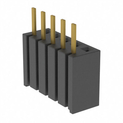 BSW-105-04-L-S-S by Samtec Inc. - CONNECTOR RECPT 5POS 0.1 GOLD PCB