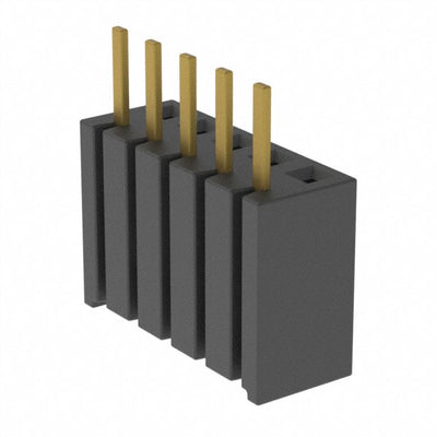 BSW-105-04-L-S by Samtec Inc. - CONNECTOR RECPT 5POS 0.1 GOLD PCB