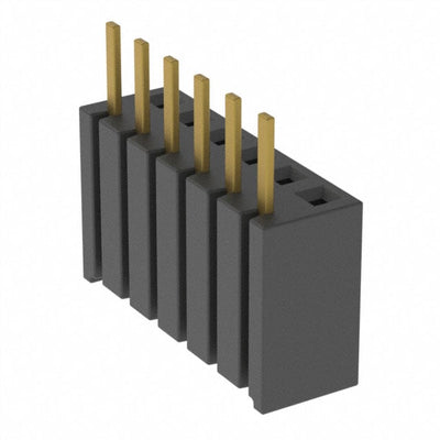 BSW-106-04-S-S by Samtec Inc. - CONNECTOR RECPT 6POS 0.1 GOLD PCB