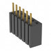 BSW-106-04-G-S by Samtec Inc. - CONNECTOR RECPT 6POS 0.1 GOLD PCB