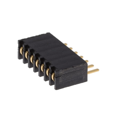 BSW-107-04-G-S by Samtec Inc. - CONNECTOR RECPT 7POS 0.1 GOLD PCB