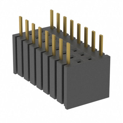 BSW-108-04-S-D-S by Samtec Inc. - CONNECTOR RECPT 16POS 0.1 GOLD PCB