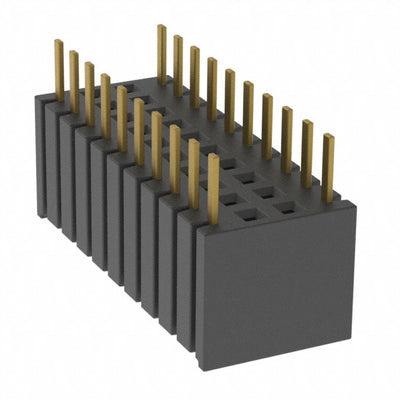 BSW-110-04-S-D-S by Samtec Inc. - CONNECTOR RECPT 20POS 0.1 GOLD PCB