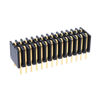 BSW-114-04-G-D by Samtec Inc. - CONNECTOR RECPT 28POS 0.1 GOLD PCB