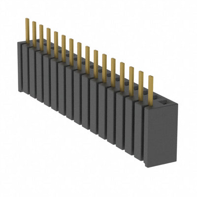 BSW-116-04-G-S by Samtec Inc. - CONNECTOR RECPT 16POS 0.1 GOLD PCB