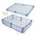 BT-2725 by Bud Industries - BOX PLSTC TRN BLUE 8.74""LX5.74""W