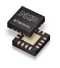 Two electronic components with 'NXP' branding on a white background