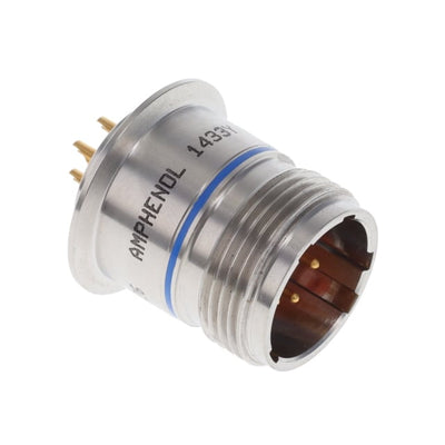 BTY-1410-05P1D by Amphenol Aerospace Operations - CONNECTOR RECPT MALE 5P GOLD SLDR CUP