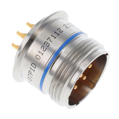 BTY-1414-07P1D by Amphenol Aerospace Operations - CONNECTOR RECPT MALE 7P GOLD SLDR CUP
