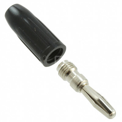 BU-00246-0 by Mueller Electric Co - CONNECTOR BANANA PLUG SLDRLESS BLACK