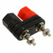 BU-00283 by Mueller Electric Co - CONNECTOR BIND POST DUAL HEX BLK/RED