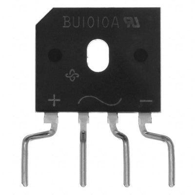 BU10105S-E3/45 by Vishay General Semiconductor - Diodes Division - BRIDGE RECT 1P 1KV 3.2A BU-5S
