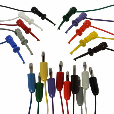 BXM-18-S by E-Z-Hook - TEST LEAD BANANA/GRAB 18"" SET/10