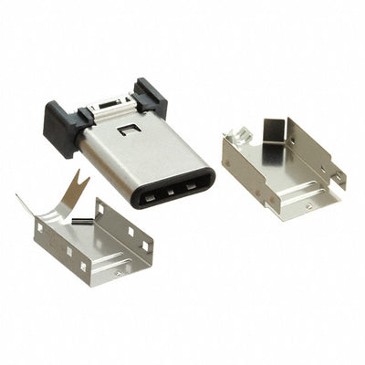 C-AW10-AK5V50 by CNC Tech - CONNECTOR PLUG USB2.0 TYPE C 24P SLDR
