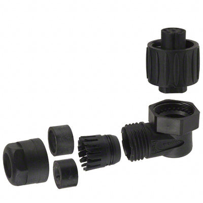 C01610F00600012 by Amphenol Tuchel Industrial - CONNECTOR PLUG HSNG FMALE 7POS R/A
