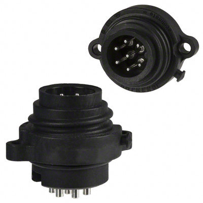 C01630C00610012 by Amphenol Tuchel Industrial - CONNECTOR RECPT MALE 7POS SILVER SLDR