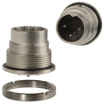 C09131C0031002U by Amphenol Tuchel Industrial - CONNECTOR RECPT MALE 3POS SILVER SLDR