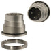 C09131C0031002U by Amphenol Tuchel Industrial - CONNECTOR RECPT MALE 3POS SILVER SLDR