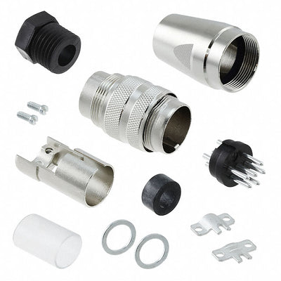 C09131H0061002U by Amphenol Tuchel Industrial - CONNECTOR PLUG MALE 6P SILV SLDR CUP